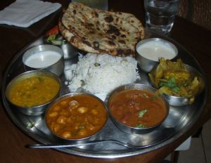A Sample Punjabi Thali